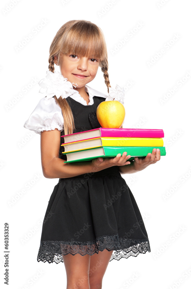 Girl with books Girl with books
