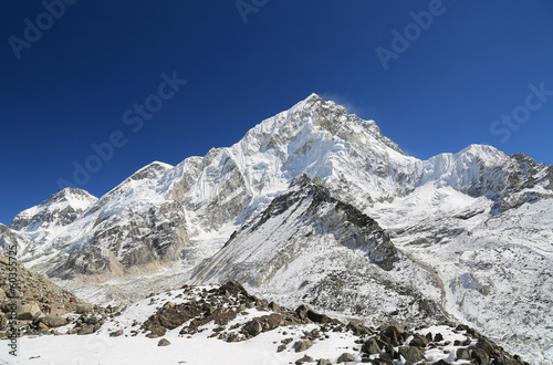 nuche summit beside of everest from kallapather summit