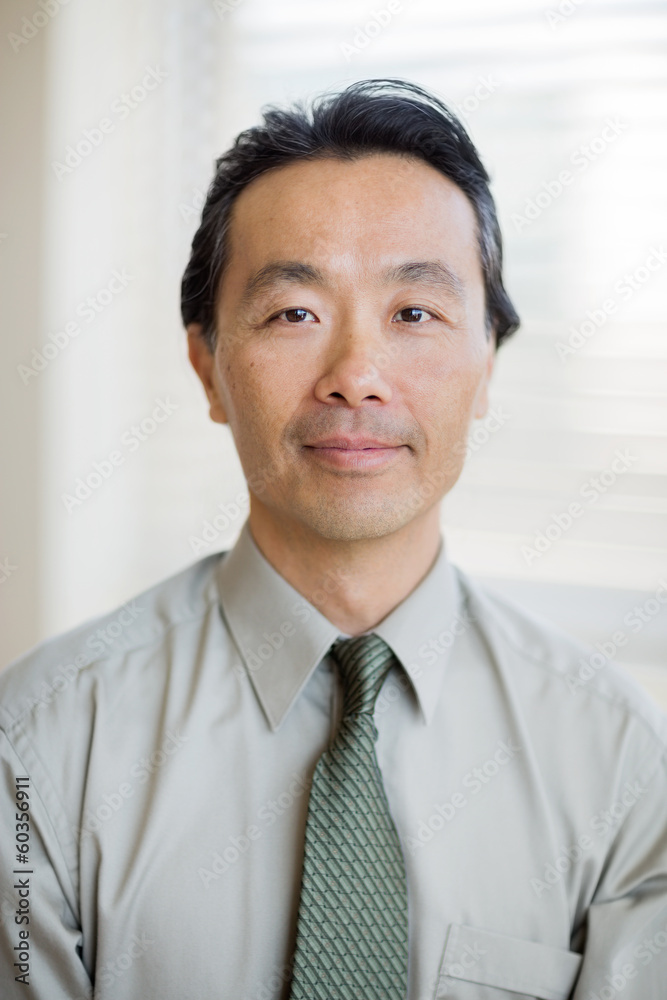Confident Cancer Specialist Smiling In Hospital Confident Cancer Specialist Smiling In Hospital