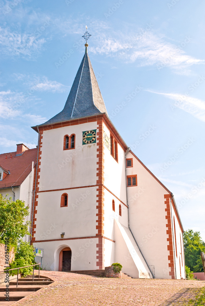 Fototapeta premium Alte Klosterkirche in Höchst im Odenwald