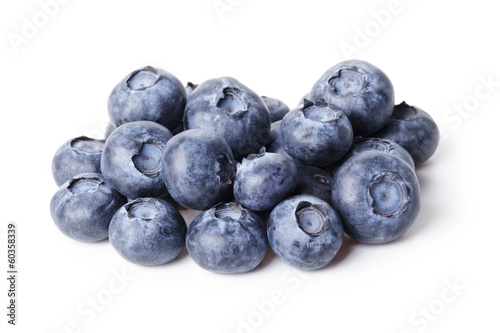 heap of fresh blueberries