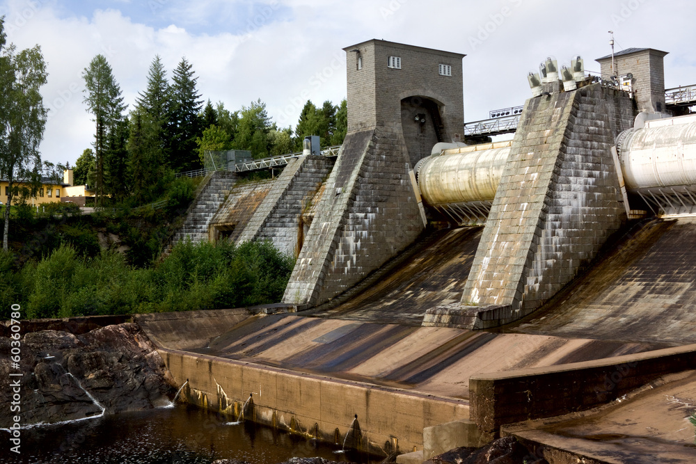 view of a hydroelectric power station dam view of a hydroelectric power station dam