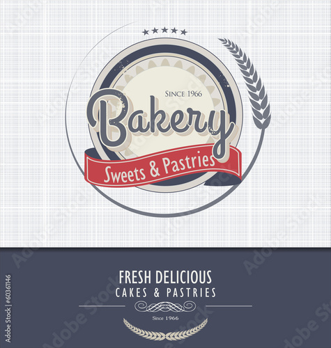 Vintage Bakery Poster