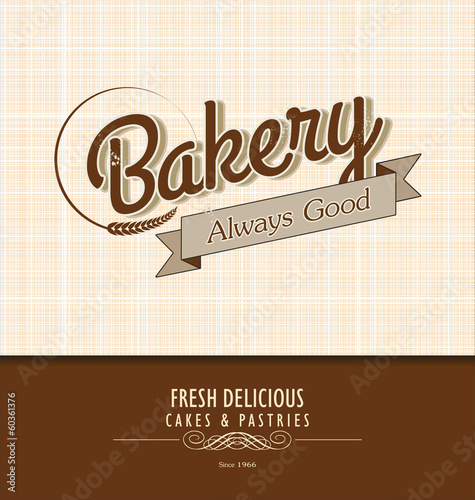 Vintage Bakery Poster