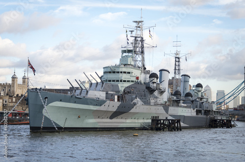 Canvastavla HMS Belfast