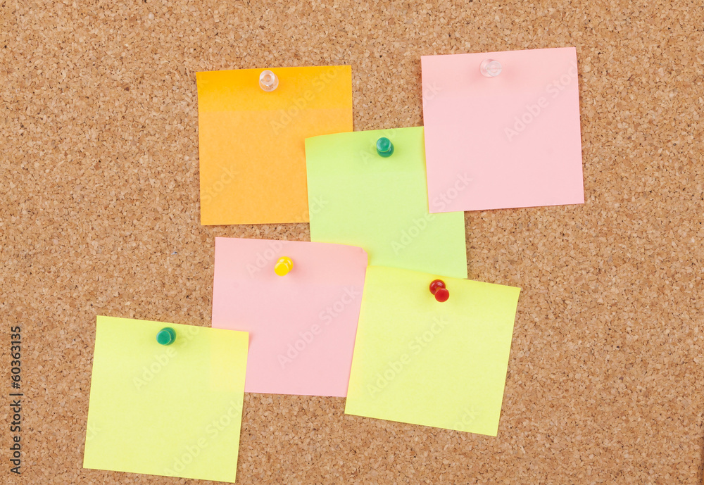 Notes On Cork Board Notes On Cork Board
