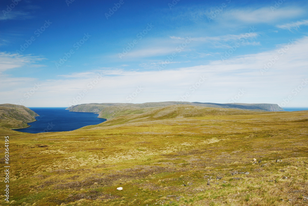Summer view of Mageroya. Summer view of Mageroya.