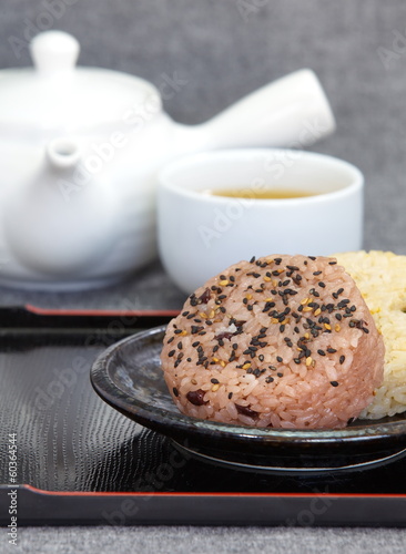 Japanese food Onigiri rice ball