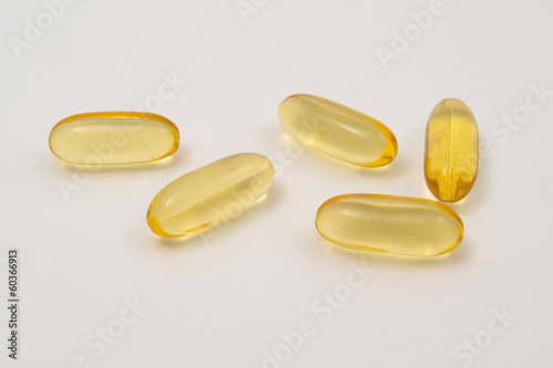 Cod liver oil Omega 3 capsules