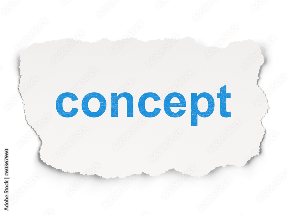Advertising concept: Concept on Paper background Advertising concept: Concept on Paper background