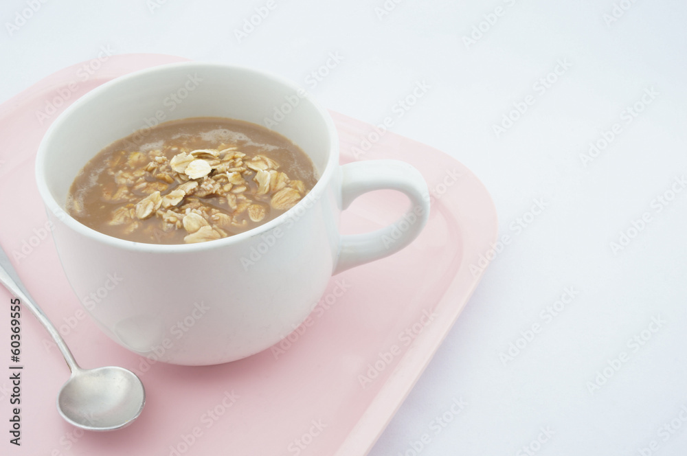 Cup of coco with oats Cup of coco with oats