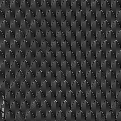 Black Reptile Skin