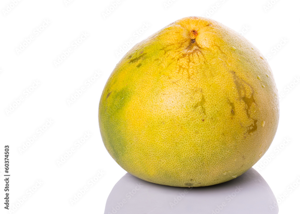 Fototapeta premium Pomelo or Shaddock fruit over white background