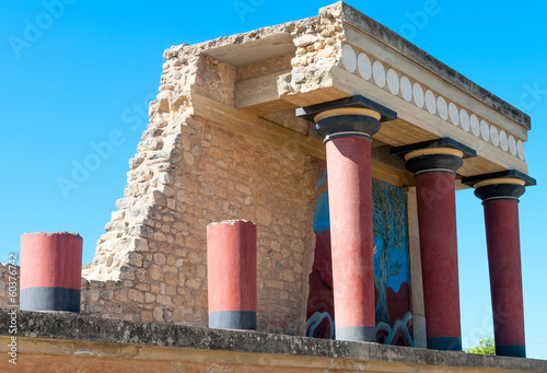 Ancient site of Knossos in Crete