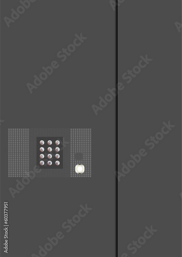 On-door speakerphone.