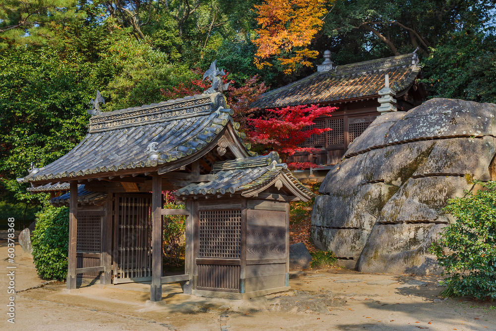 Jigen-do Shrine at Koraku-en in Okayama