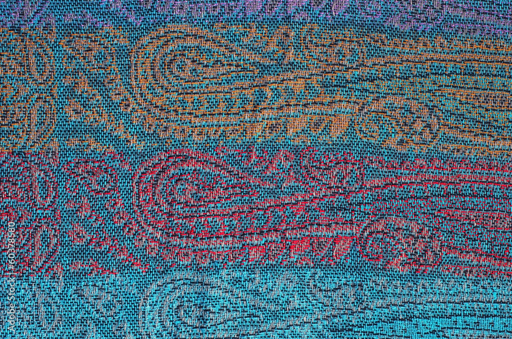 texture of the fabric embroidered manually texture of the fabric embroidered manually