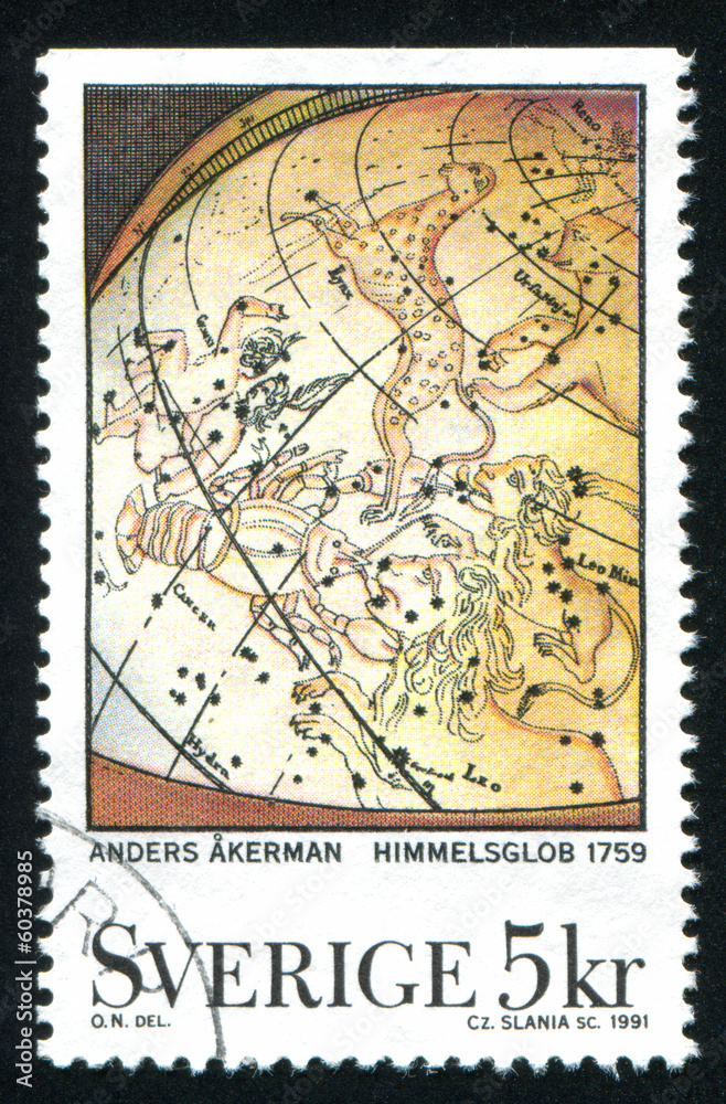 Celestial globe by Anders Akerman