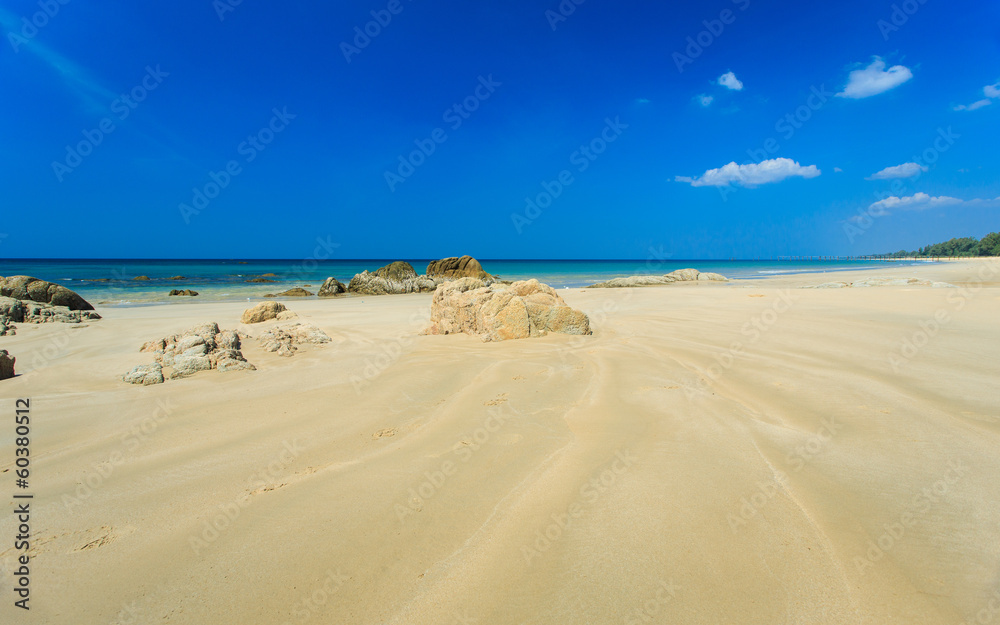 Texture of sand on the beach