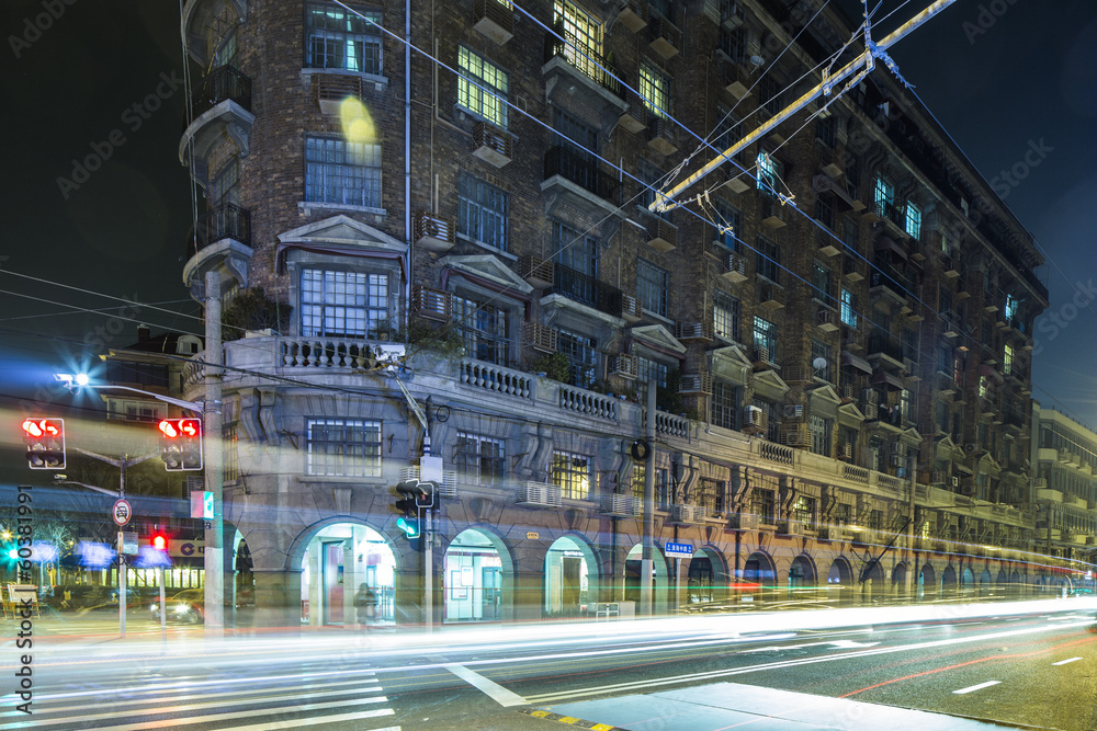 Fototapeta premium night scene of I.S.S Normandie Apartment