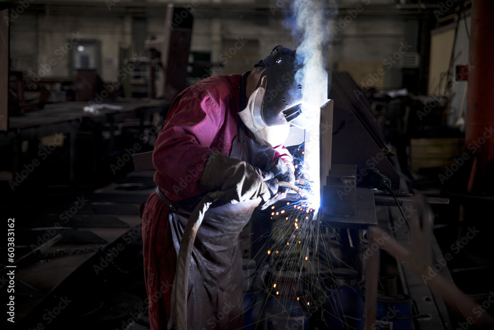 Welder at work Welder at work