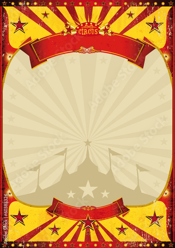 circus vintage poster big top