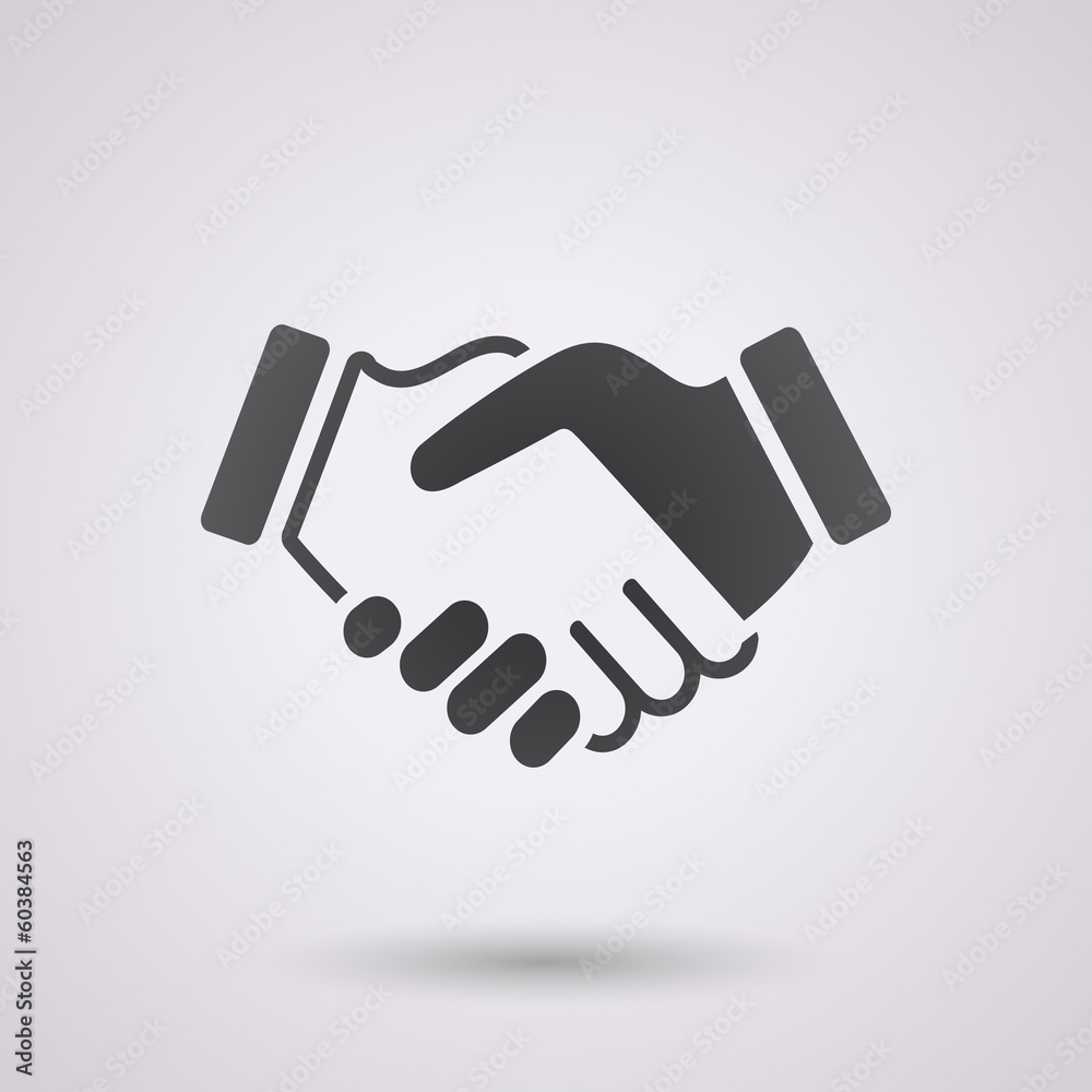 black handshake background