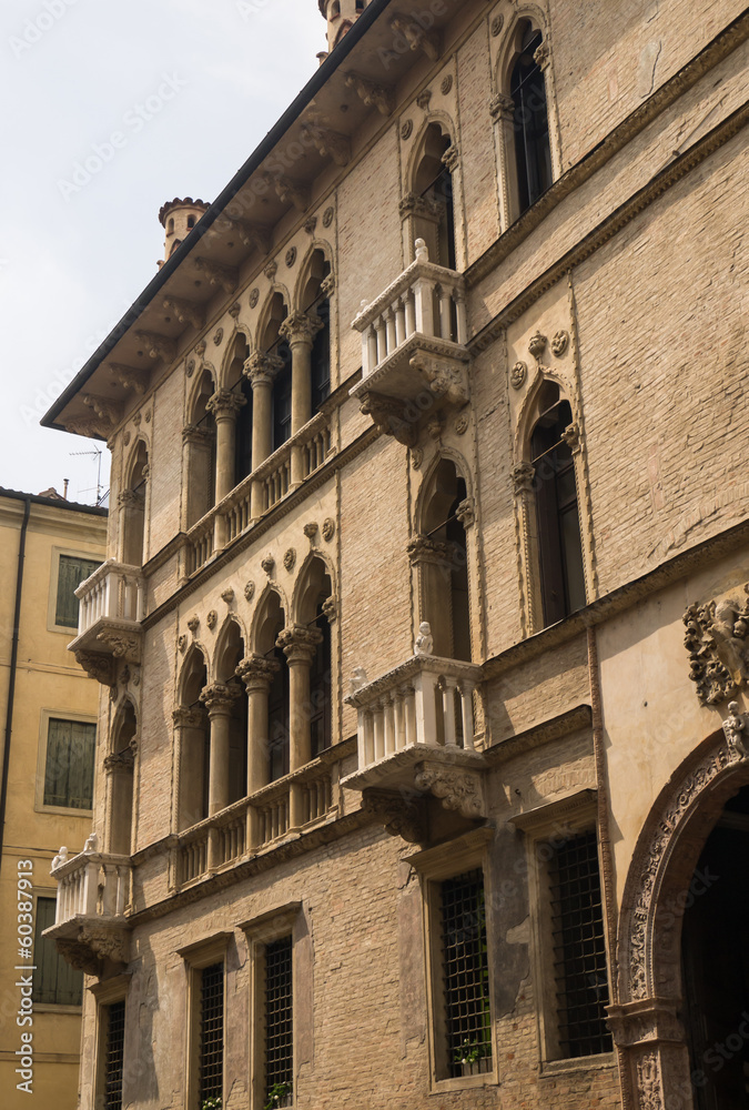 Facade of Italian palace