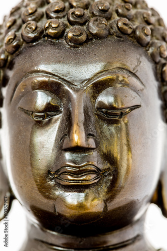 closeup buddha statue in chiagmai Thailand