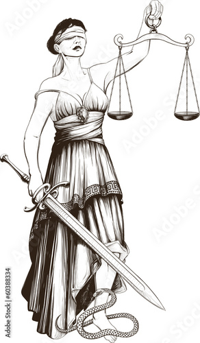 Symbol of justice Femida