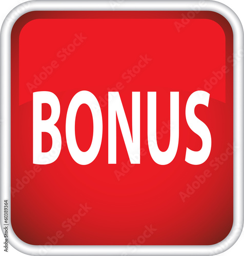 Круглый векторный знак с надписью BONUS