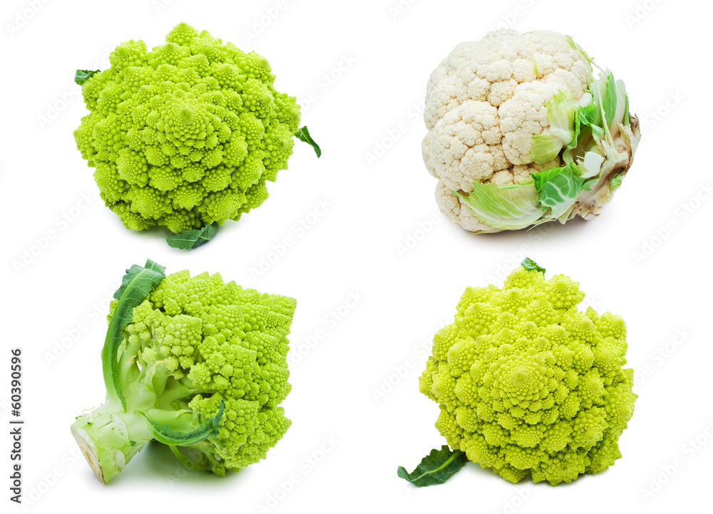 Fototapeta premium Cauliflower and broccoli