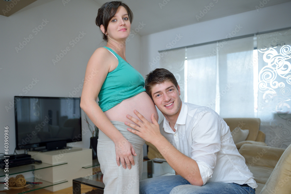 Obraz premium family pregnanrcy