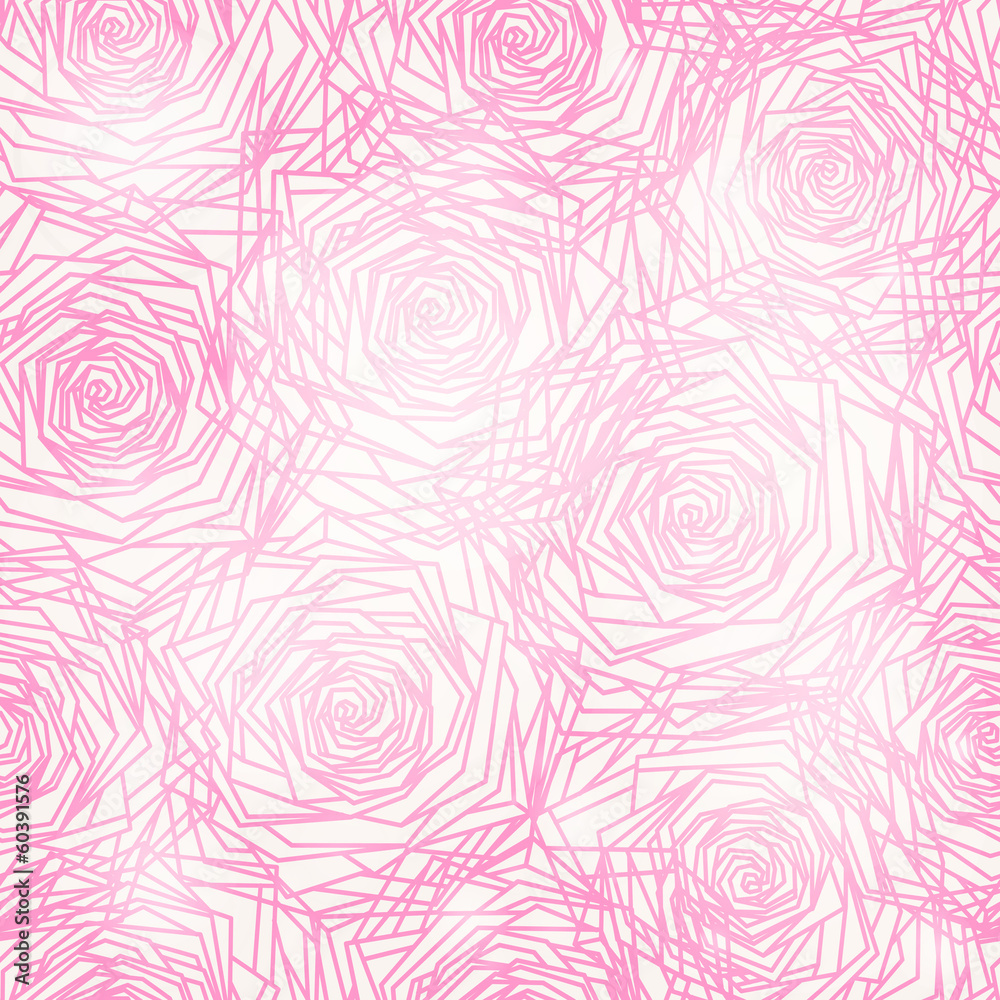 Seamless pattern with abstract roses. EPS 10 Seamless pattern with abstract roses. EPS 10