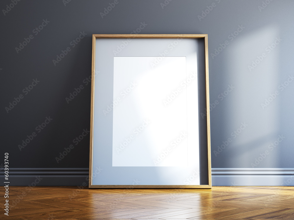 Blank wood picture frame Blank wood picture frame