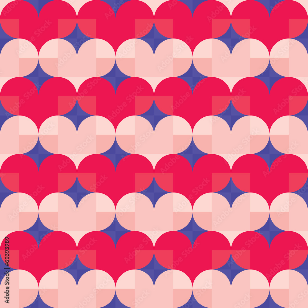 Seamless Vector Pattern for Valentine's Day