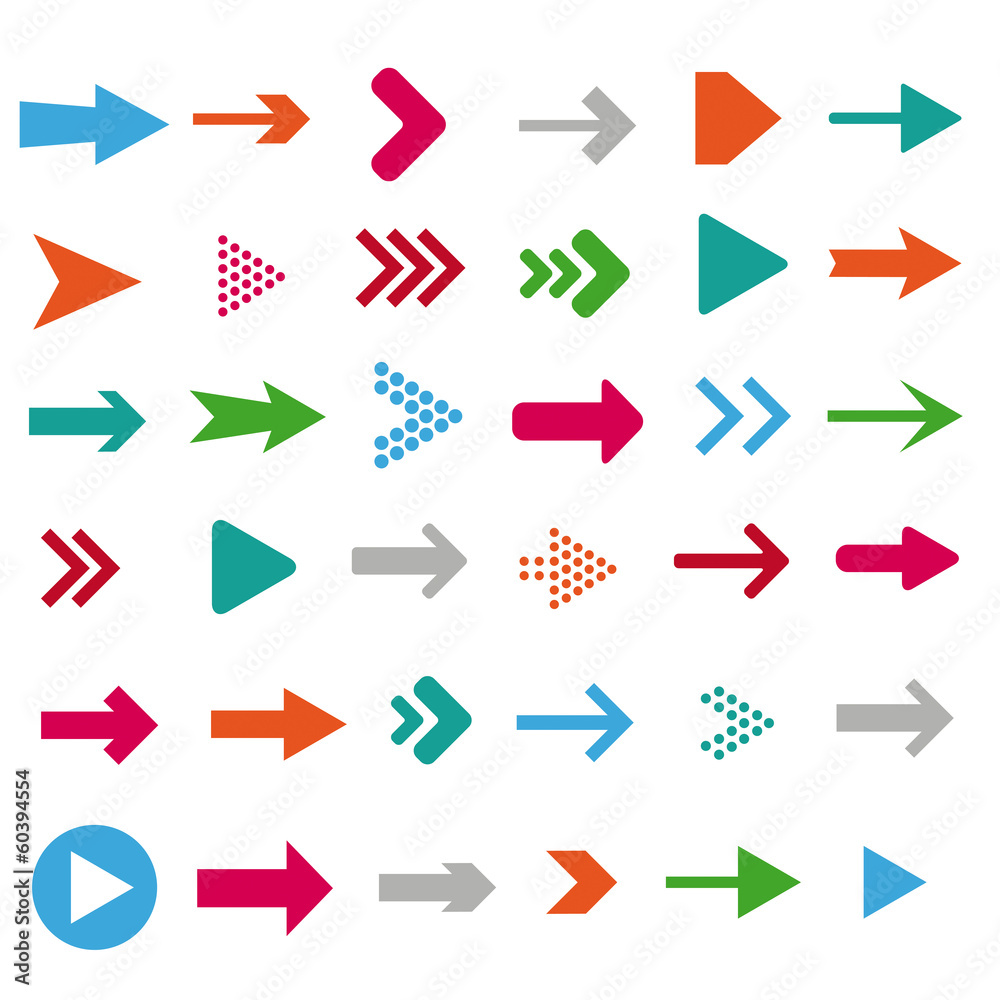 Colored Arrows