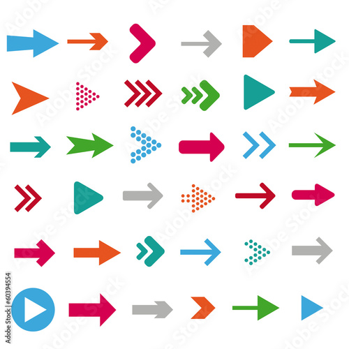 Colored Arrows