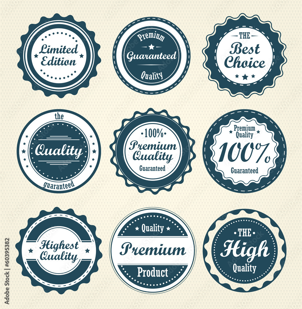 Collection of labels. Vector Collection of labels. Vector