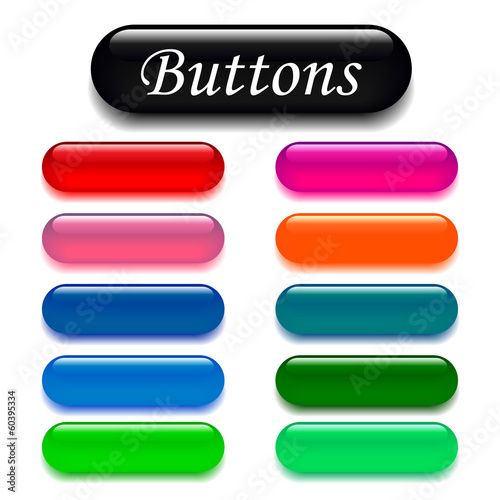 Colored web buttons