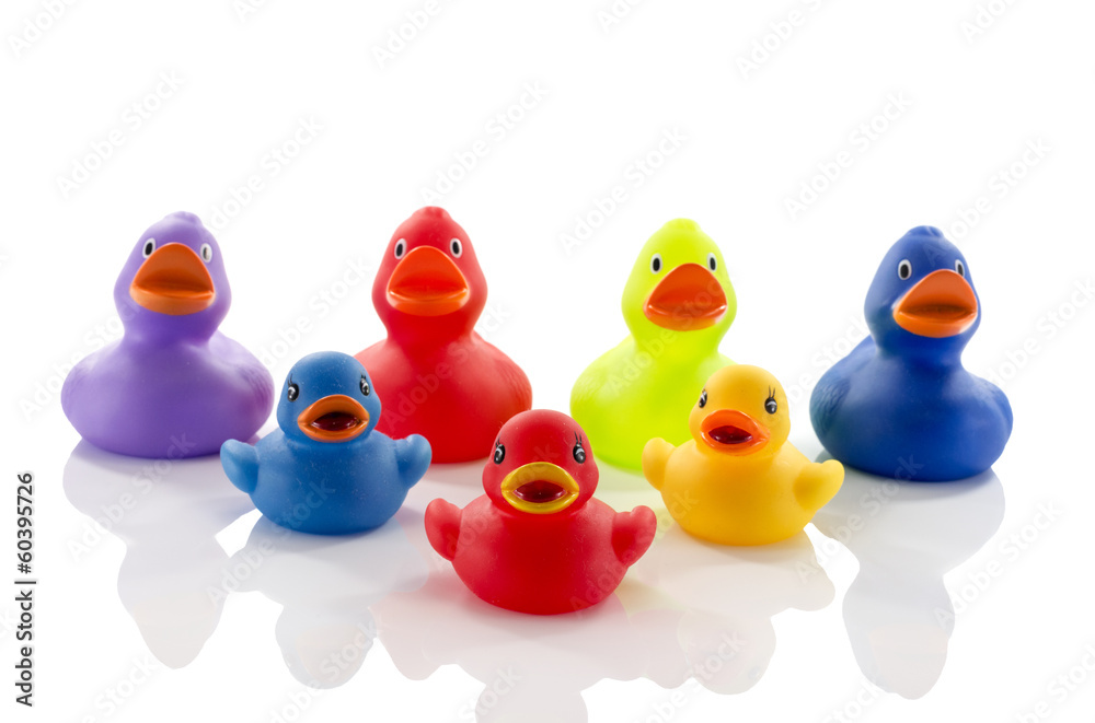 toy rubber ducks isolated on white toy rubber ducks isolated on white