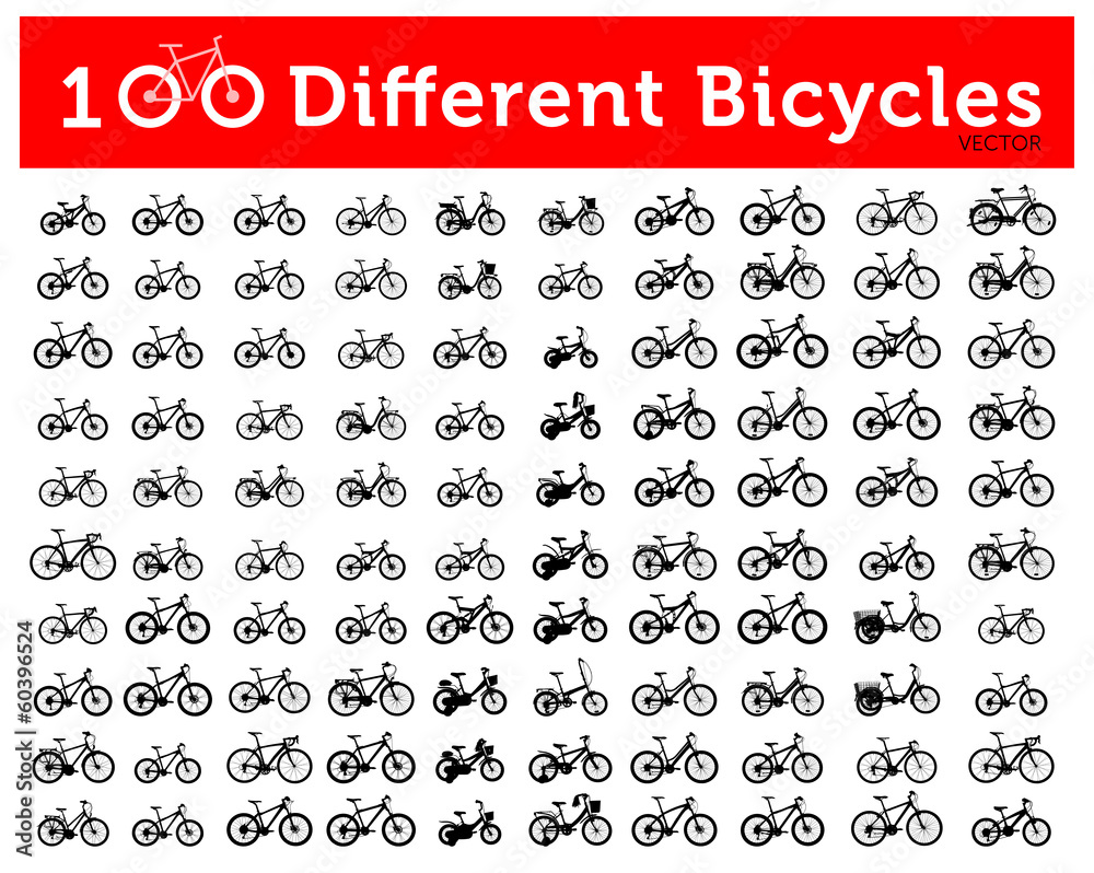 100 Different Bicycles