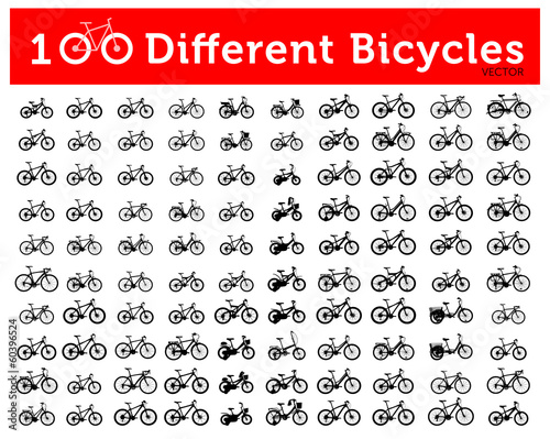 100 Different Bicycles