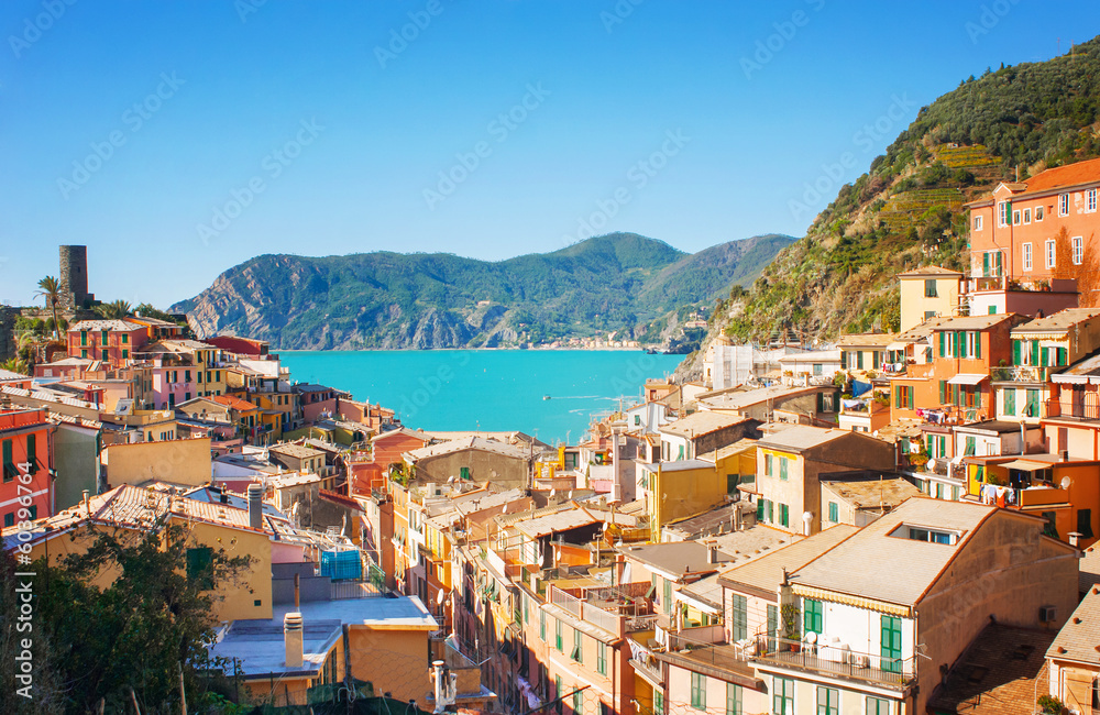 Colorful Vernazza village, Italy