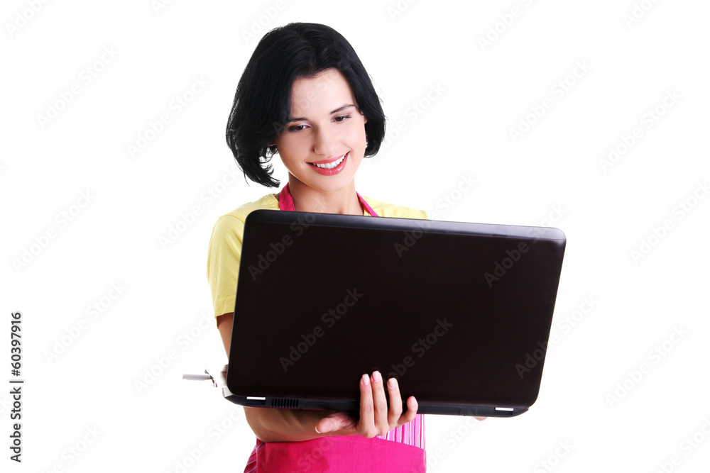 Modern housewife or female worker Modern housewife or female worker
