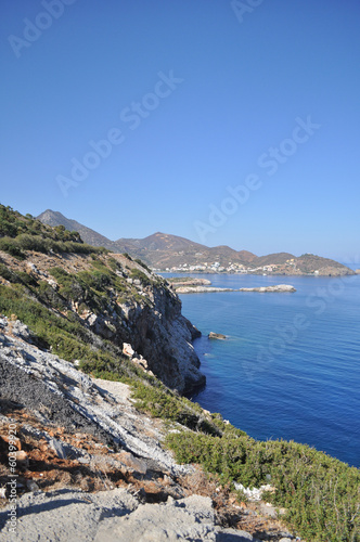 Rocky shore of the sea