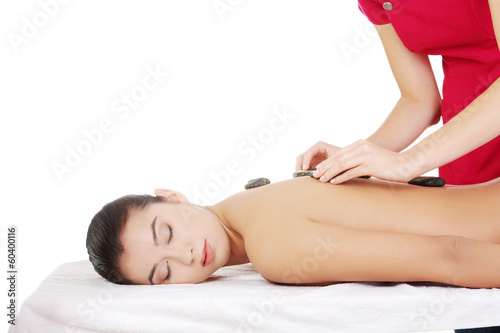 Stone massage.