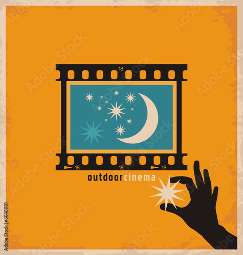 Creative and unique design concept for outdoor cinema
