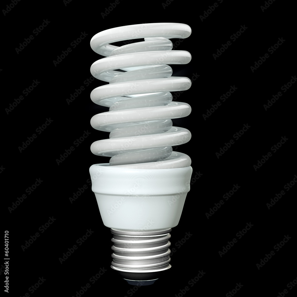 Energiesparlampe - 3d Render Energiesparlampe - 3d Render