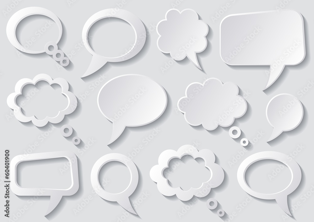 Speech bubbles